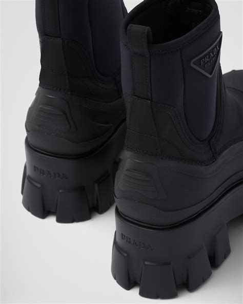 prada re-edition 2000|Prada monolith re nylon boots.